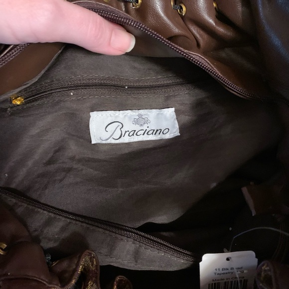 NWT beaded tapestry shoulder bag and matching wallet set - Picture 3 of 9